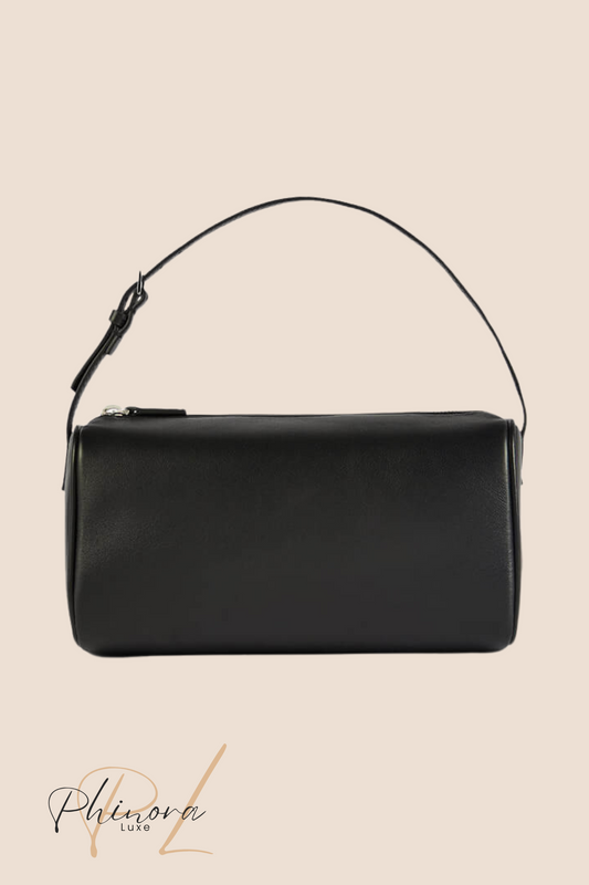 Zara | Glazed Vegan Leather Shoulder Bag