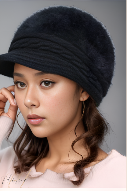 Liana | Cozy Wool Beret Cap