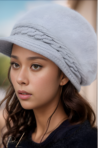 Liana | Cozy Wool Beret Cap