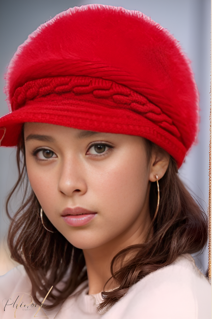 Liana | Cozy Wool Beret Cap