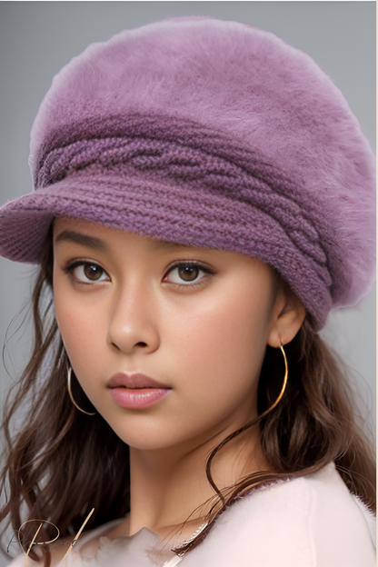 Liana | Cozy Wool Beret Cap