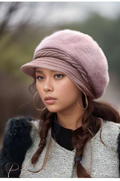 Liana | Cozy Wool Beret Cap