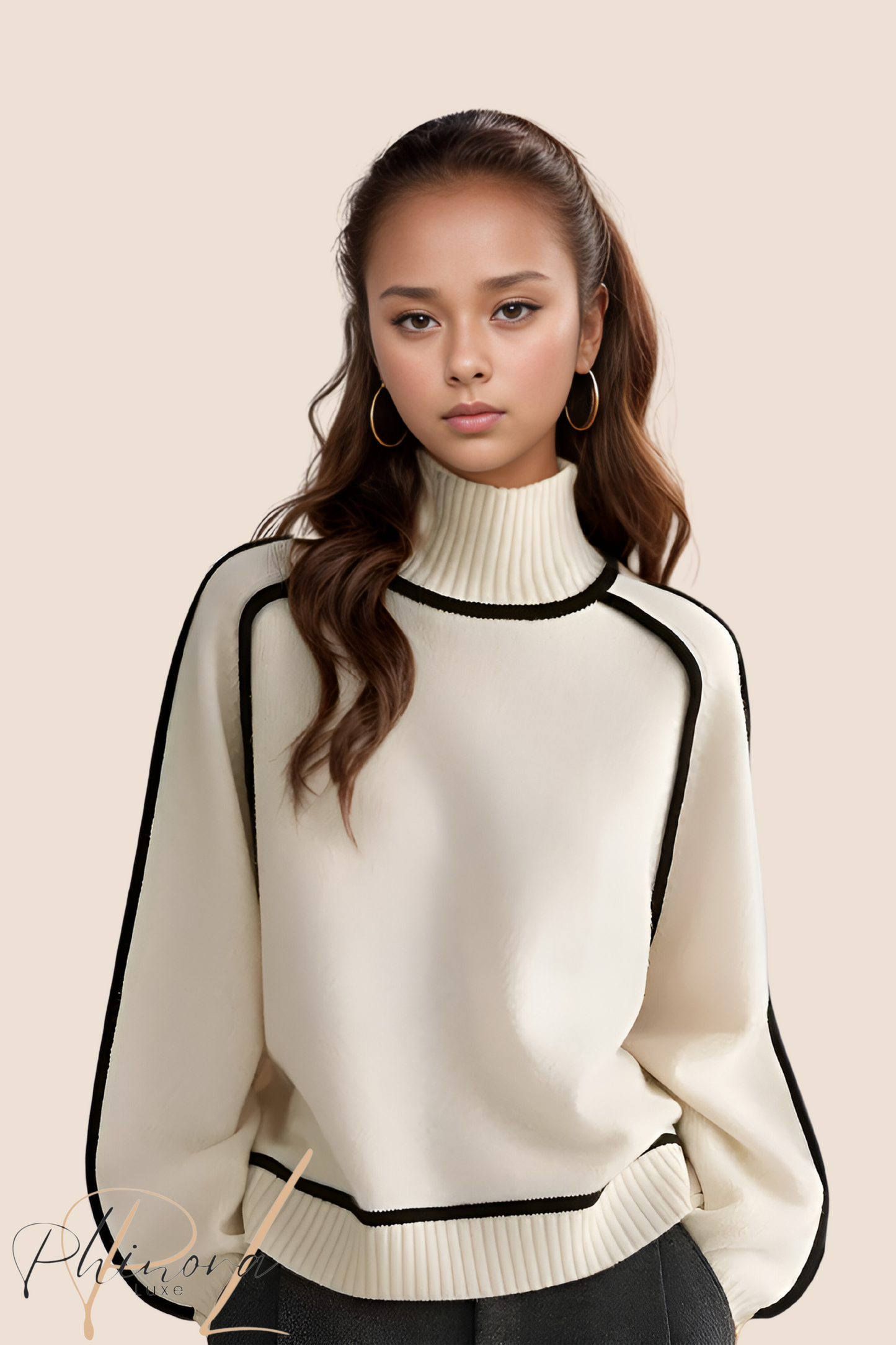 Lina | Elegant Turtleneck Sweater.